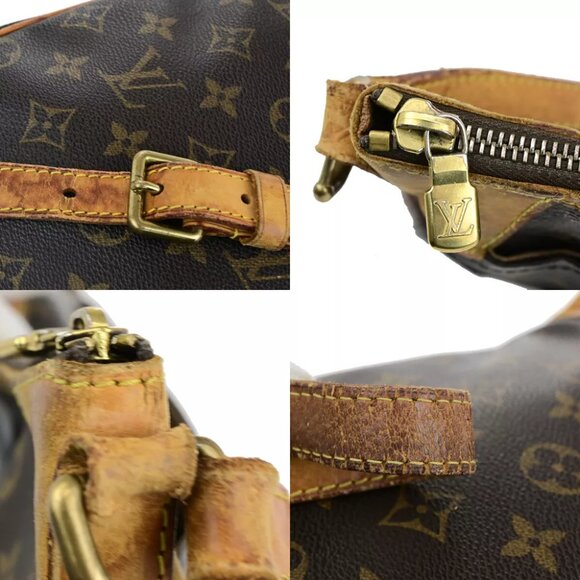 LOUIS VUITTON Odeon PM Shoulder Bag Monogram Leather Brown Spain M56390 31YF088 - Picture 7 of 16